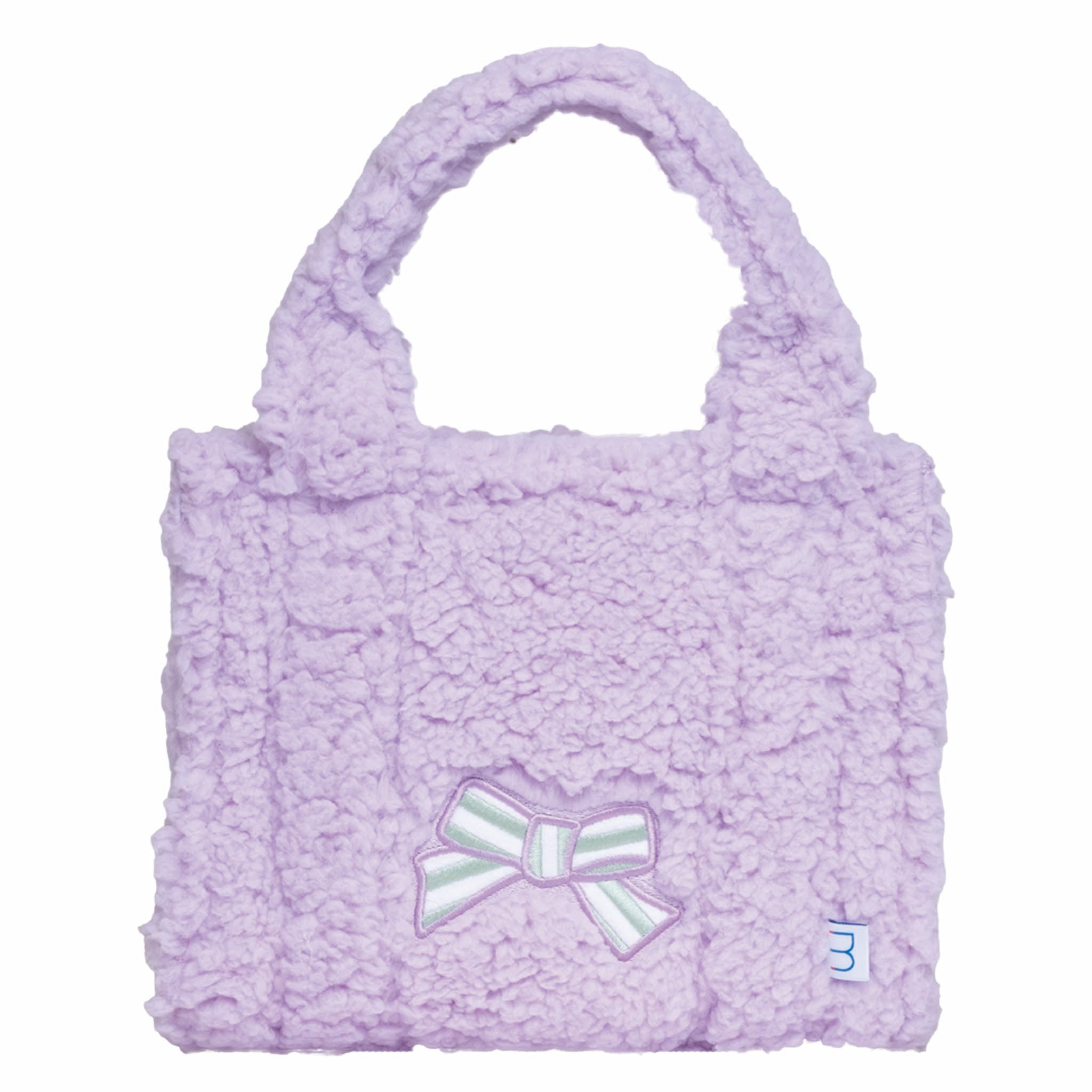 Sherpa Tote Bag – Cozy, Colorful & Convertible with Matching Coin Purse, Bows