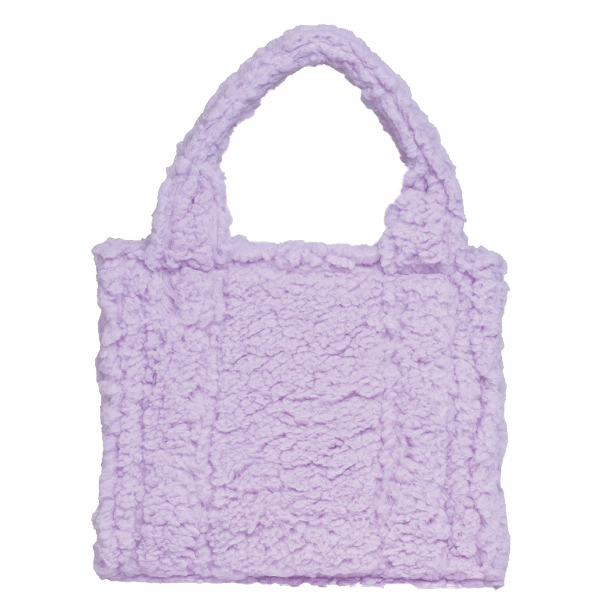 Sherpa Tote Bag – Cozy, Colorful & Convertible with Matching Coin Purse, Bows