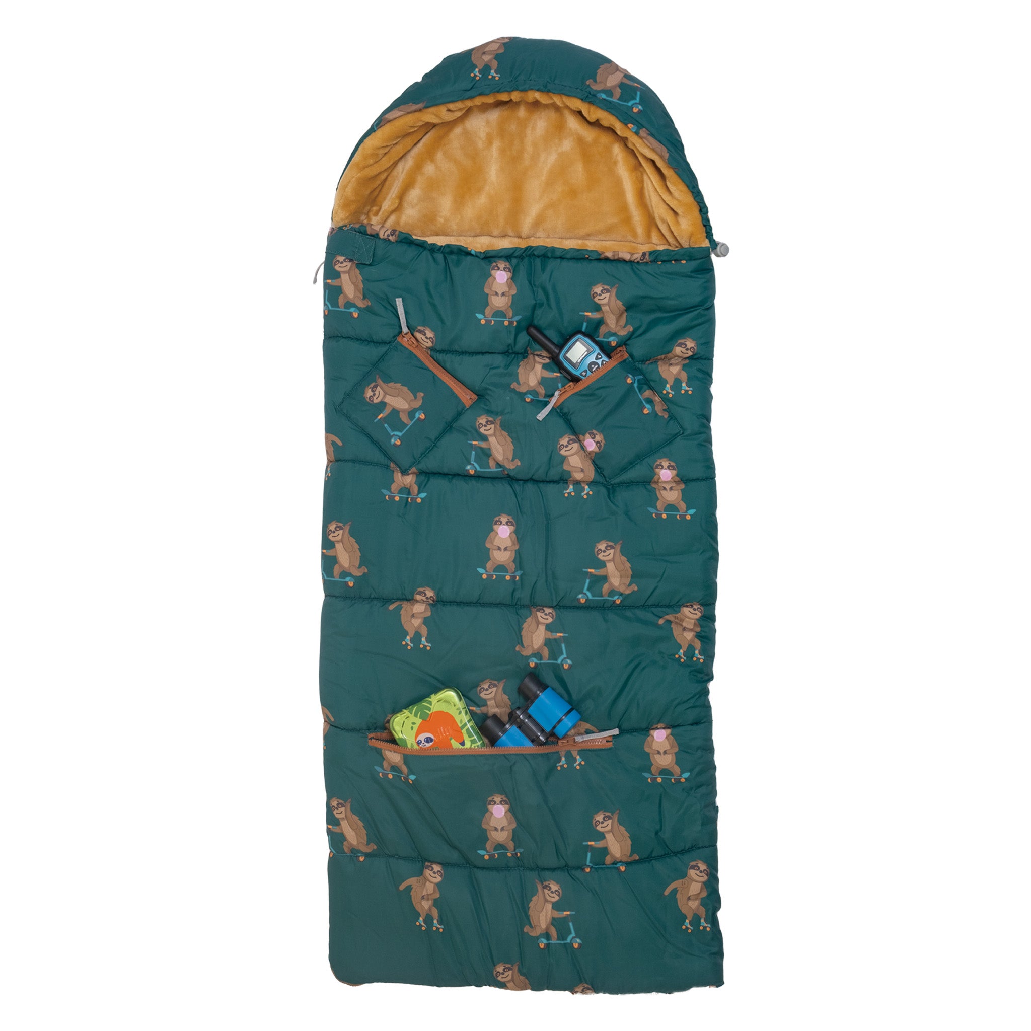 Sleep-N-Pack™ – Little Kid Size | Pals in Print: Skating Sloths