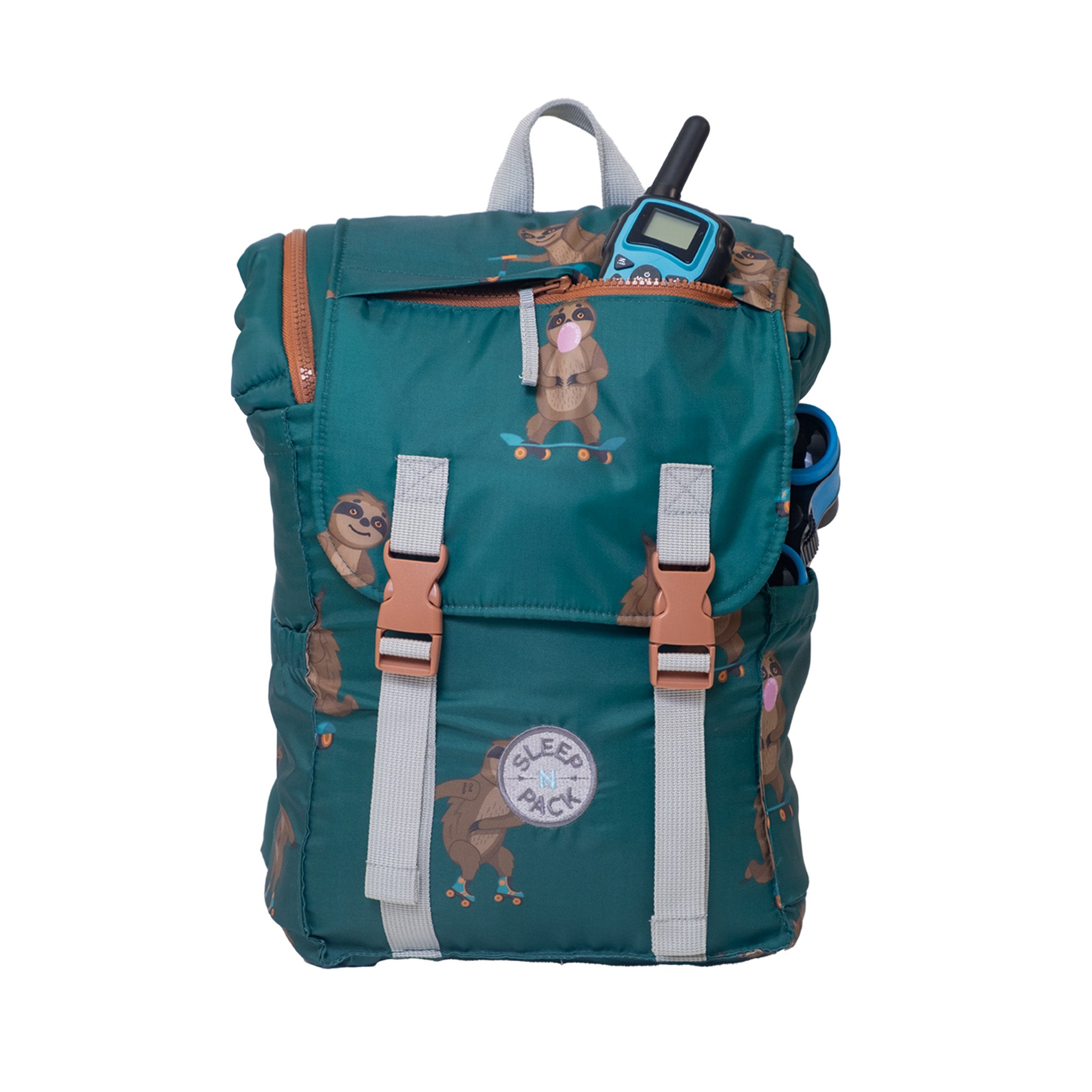 Sleep-N-Pack™ – Little Kid Size | Pals in Print: Skating Sloths