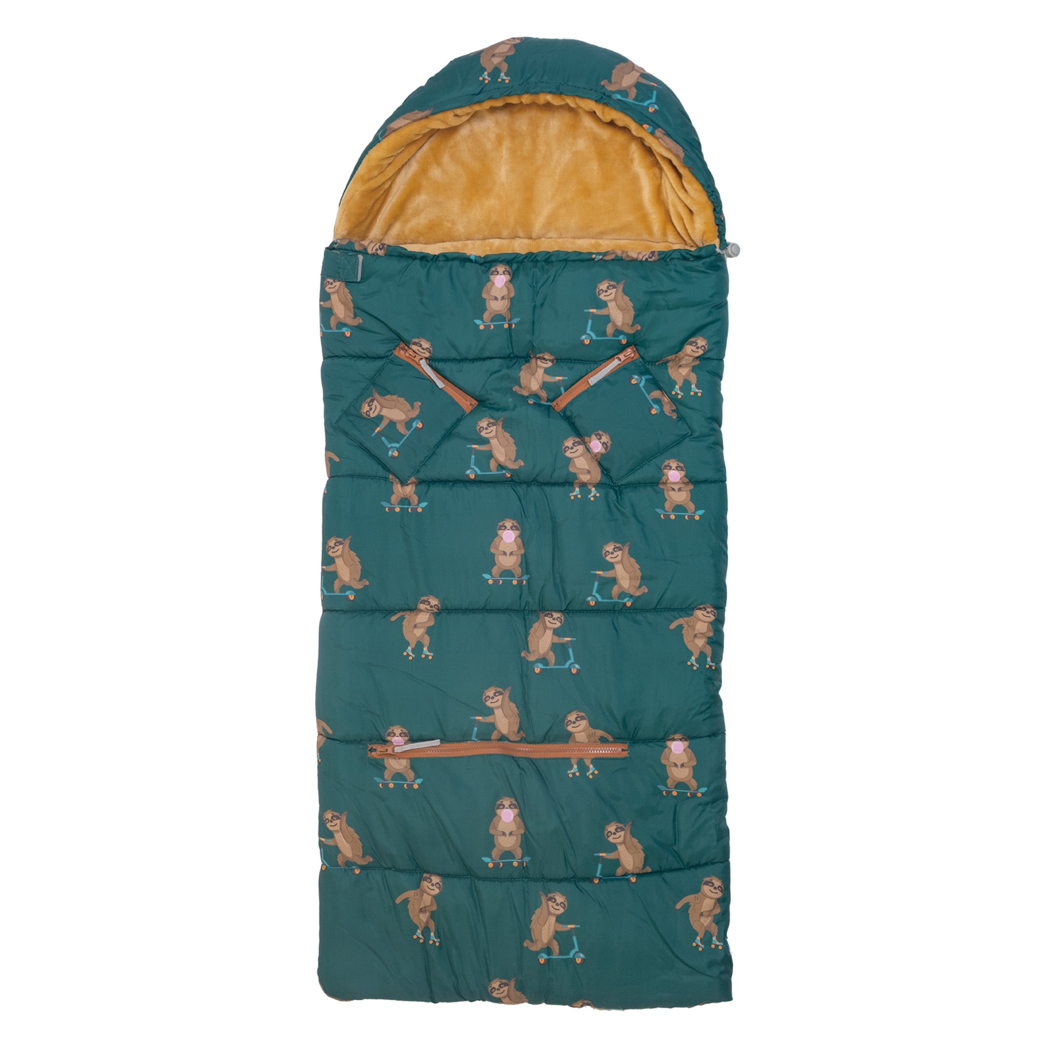 Sleep-N-Pack™ – Little Kid Size | Pals in Print: Skating Sloths