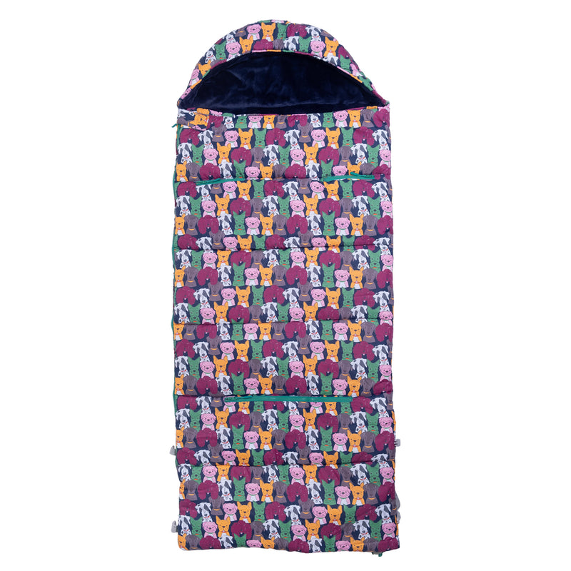 Sleep-N-Pack™ Big Kid Sleeping Bag Backpack – Walter and Friends Print