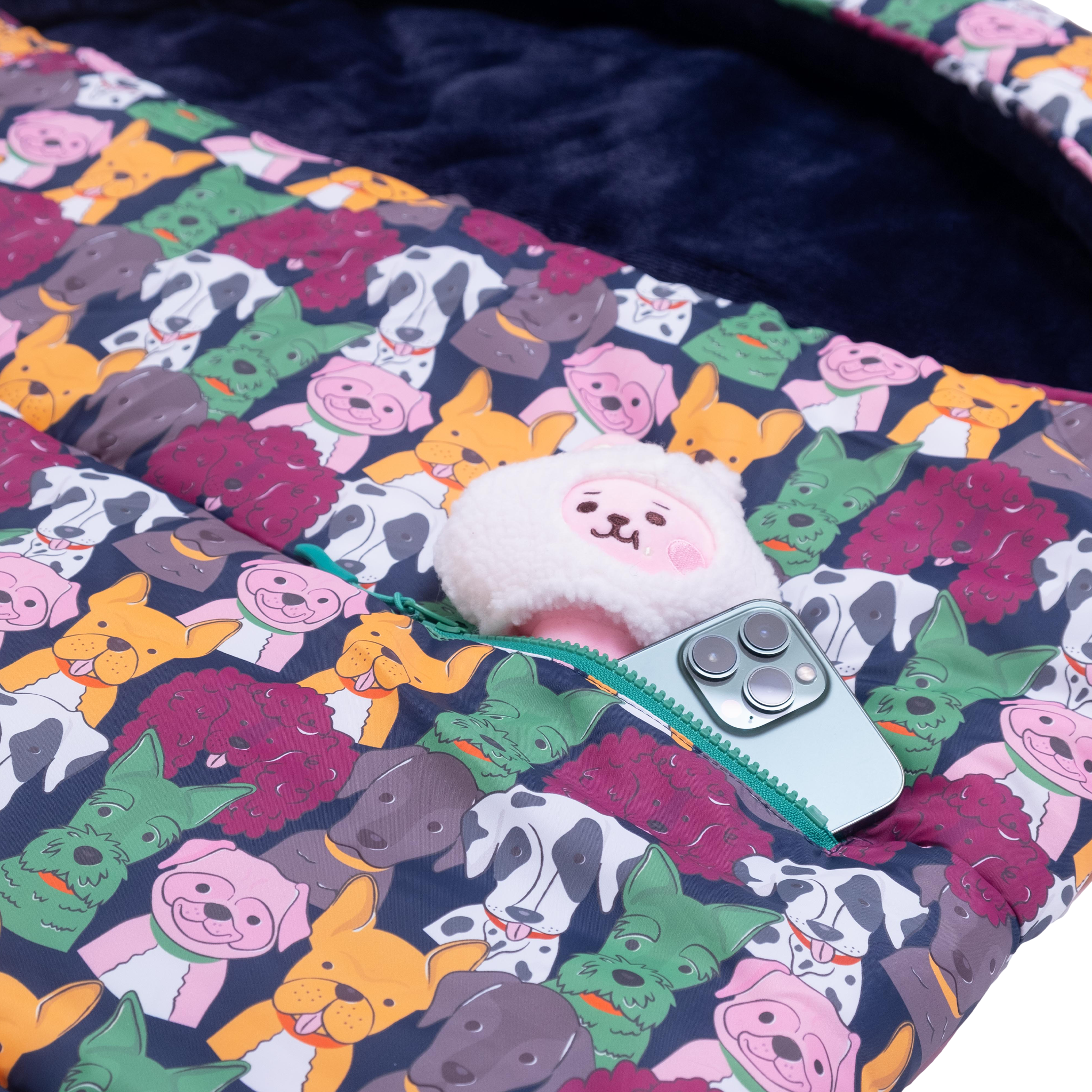 Sleep-N-Pack™ Big Kid Sleeping Bag Backpack – Walter and Friends Print