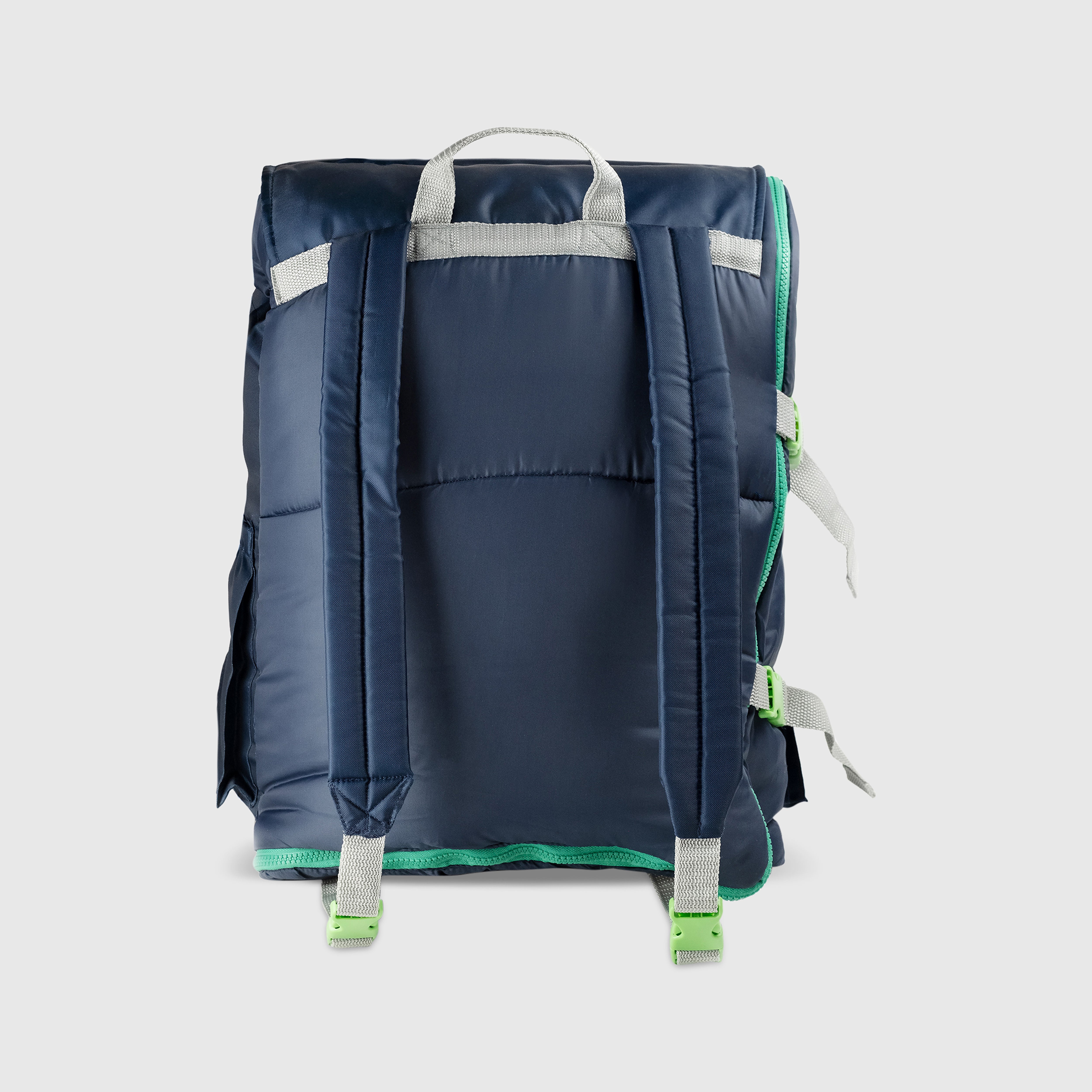 Sleep-n-pack: Packable Sleeping Bag, Big Kid 7-12+ yrs - Navy/Grey Sherpa
