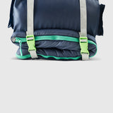 Sleep-n-pack: Packable Sleeping Bag, Big Kid 7-12+ yrs - Navy/Grey Sherpa