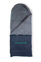 Sleep-n-pack: Packable Sleeping Bag, Big Kid 7-12+ yrs - Navy/Grey Sherpa