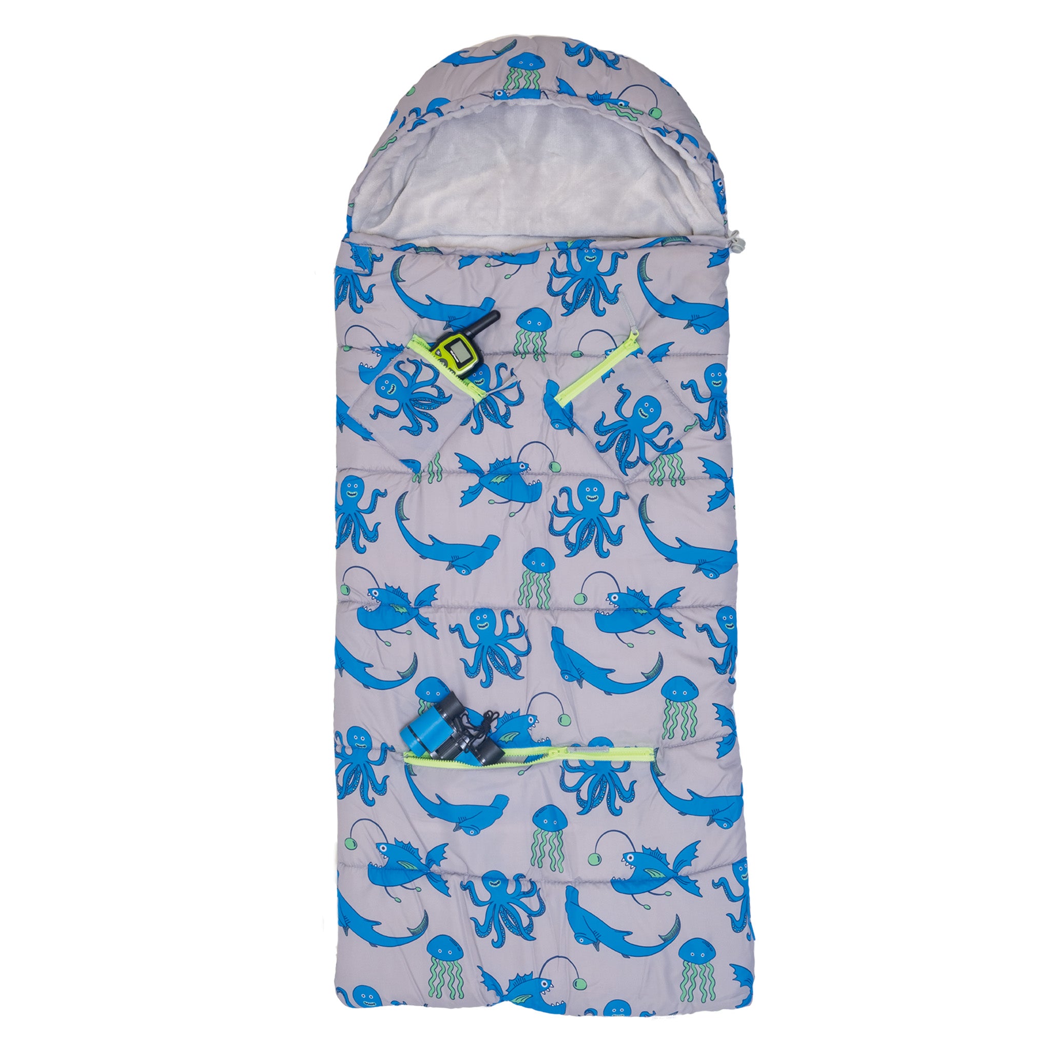 Sleep-N-Pack™ – Little Kid Size | Pals in Print: Sea Critters
