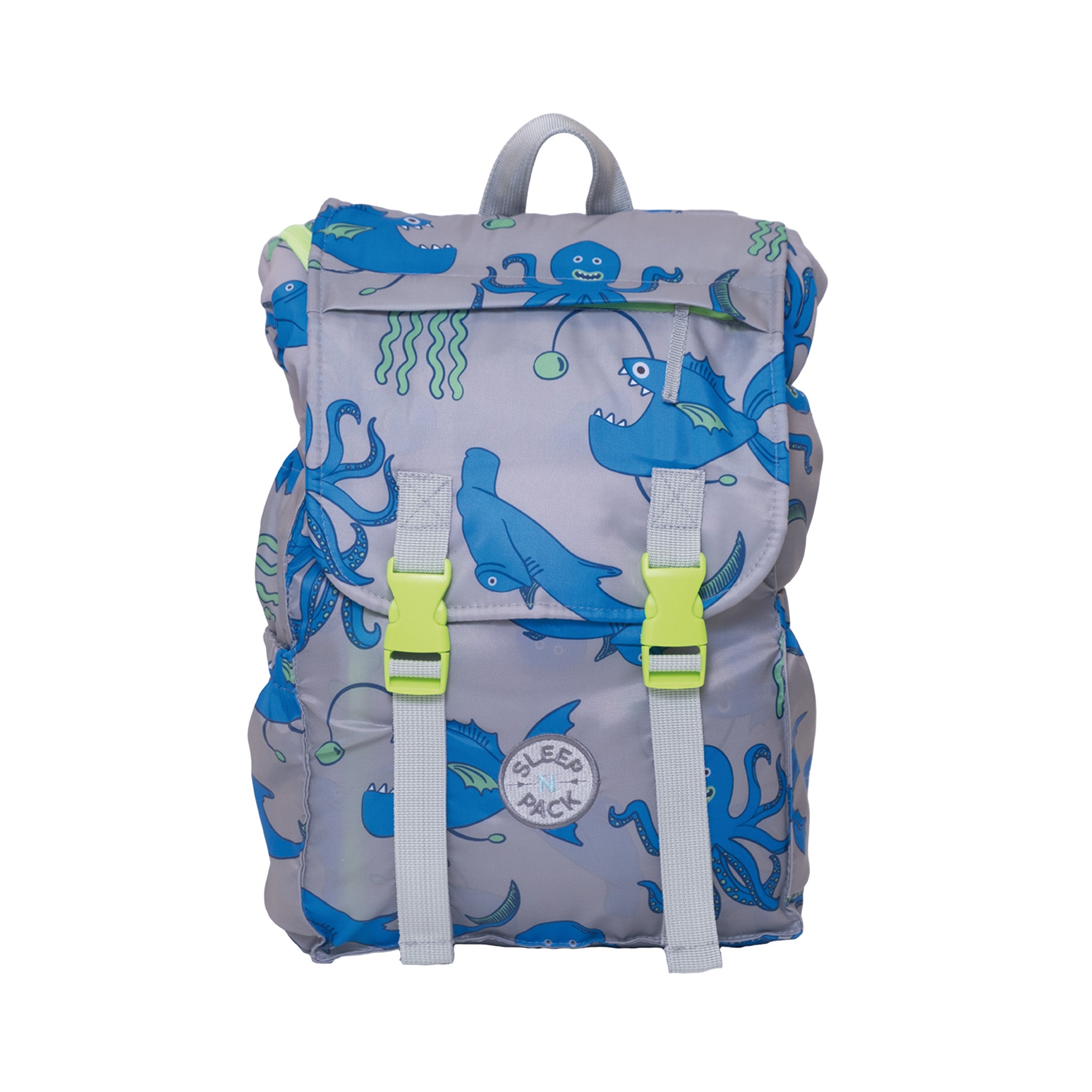 Sleep-N-Pack™ – Little Kid Size | Pals in Print: Sea Critters