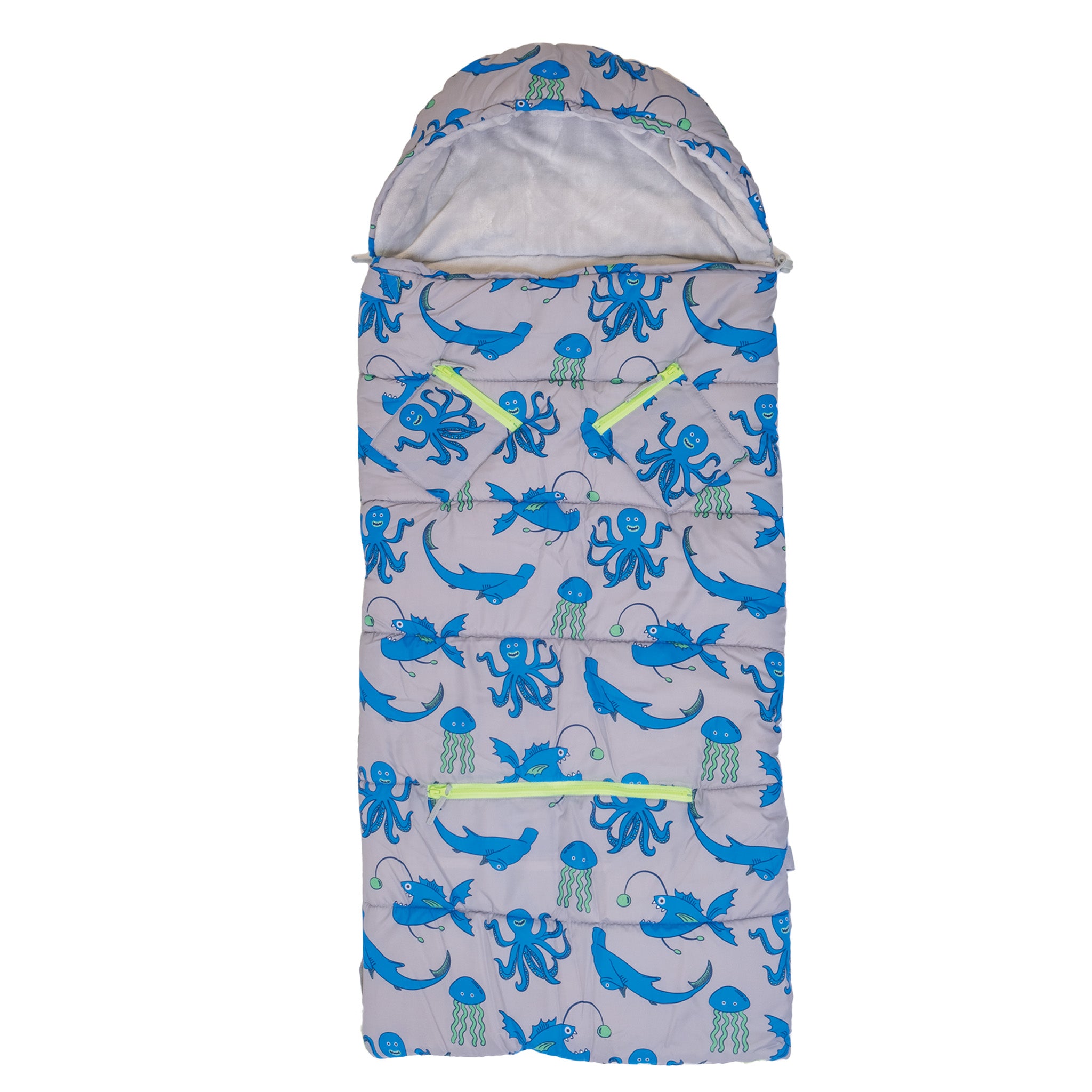 Sleep-N-Pack™ – Little Kid Size | Pals in Print: Sea Critters