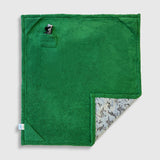 Cozy Switch Blanket – Reversible Sherpa & Glow-in-the-Dark Blanket with Plush Toy Pocket, Glow Dino Bones