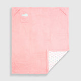 Cozy Switch Blanket – Reversible Sherpa & Glow-in-the-Dark Blanket with Plush Toy Pocket, Glow Hearts