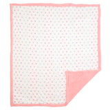 Cozy Switch Blanket – Reversible Sherpa & Glow-in-the-Dark Blanket with Plush Toy Pocket, Glow Hearts