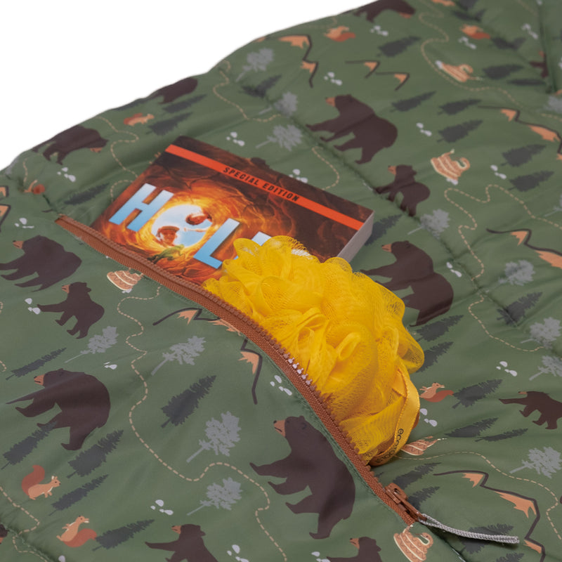 Sleep-N-Pack™ – Little Kid Size | Pals in Print: Camping Bears Trail