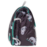 Sleep-N-Pack™ Big Kid Sleeping Bag Backpack – Lounging Sloths in Black