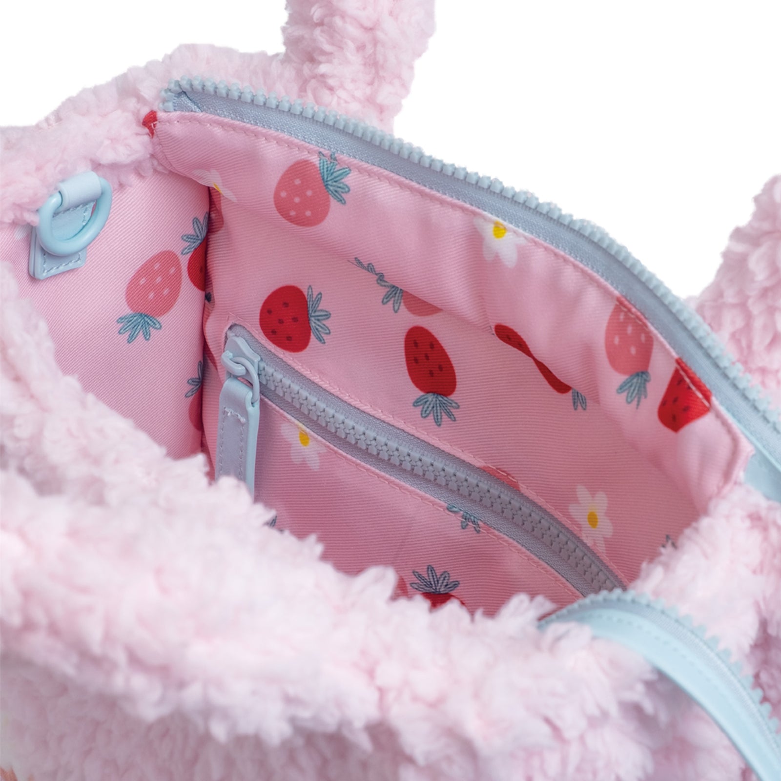 Sherpa Tote + Coin Purse – Berries & Daisies – mimish, inc.