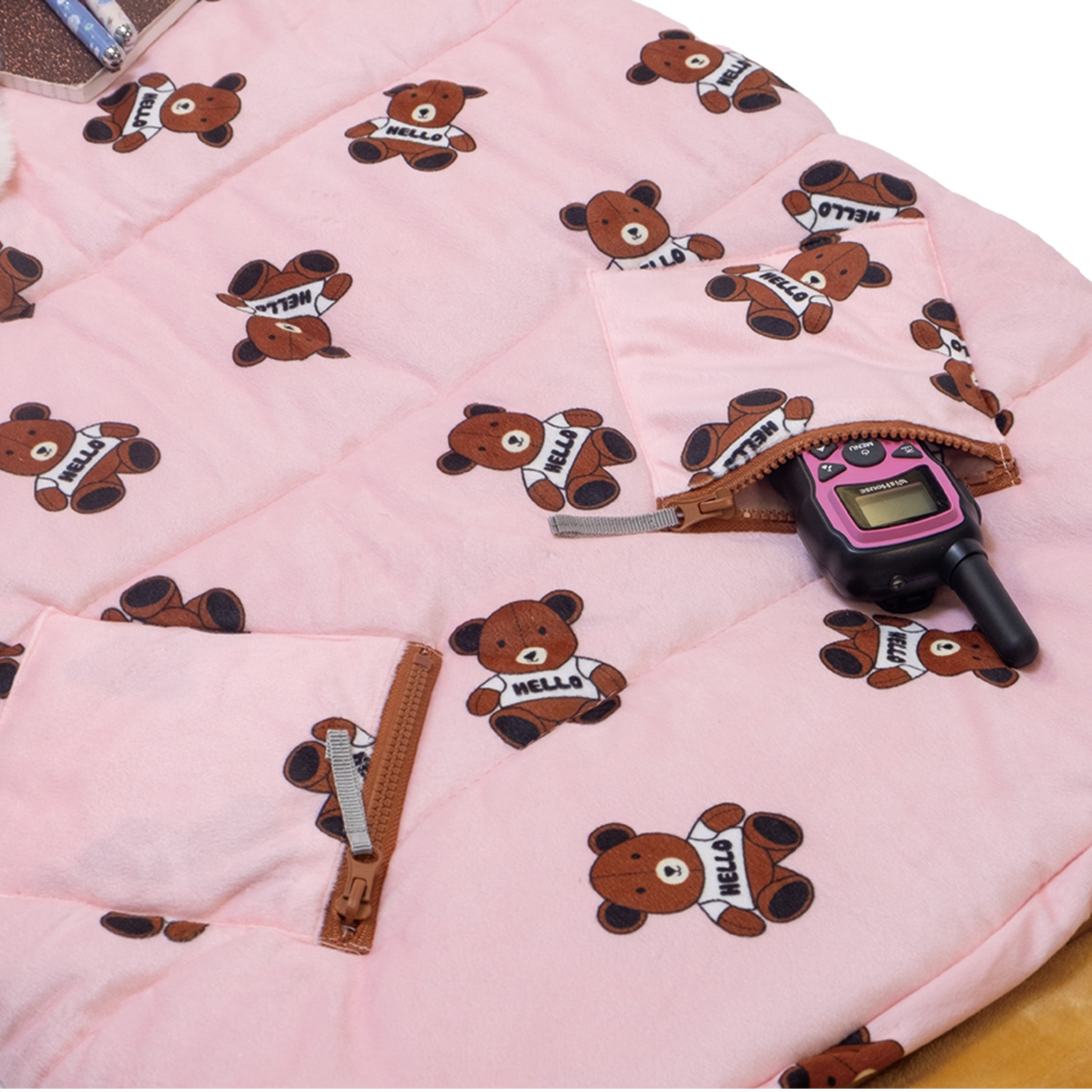Sleep-N-Pack™ – Little Kid Size | Cozy Mink Collection: Teddy Bears