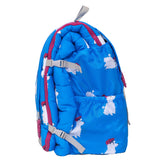 Sleep-N-Pack™ Big Kid Sleeping Bag Backpack – French Poodle Print in Brilliant Blue