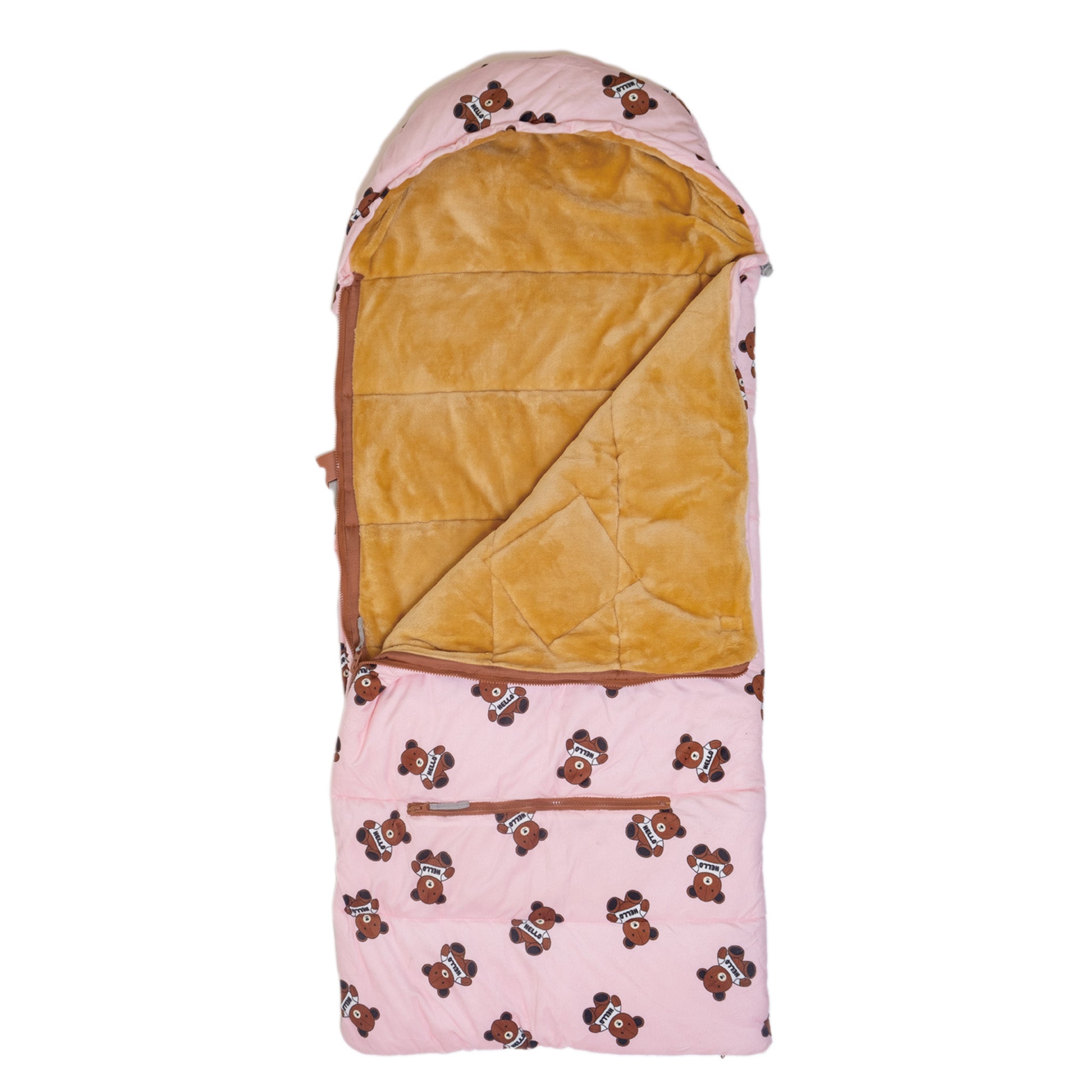 Sleep-N-Pack™ – Little Kid Size | Cozy Mink Collection: Teddy Bears