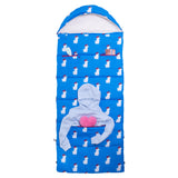 Sleep-N-Pack™ Big Kid Sleeping Bag Backpack – French Poodle Print in Brilliant Blue