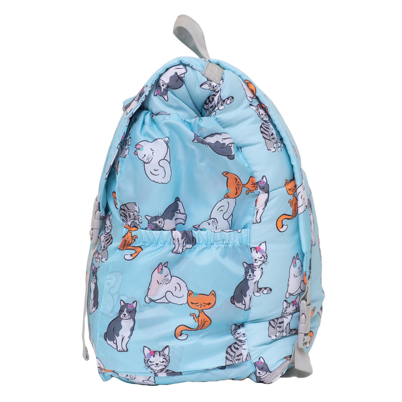 Sleep-N-Pack™ Big Kid Sleeping Bag Backpack – Sweet Cats Print