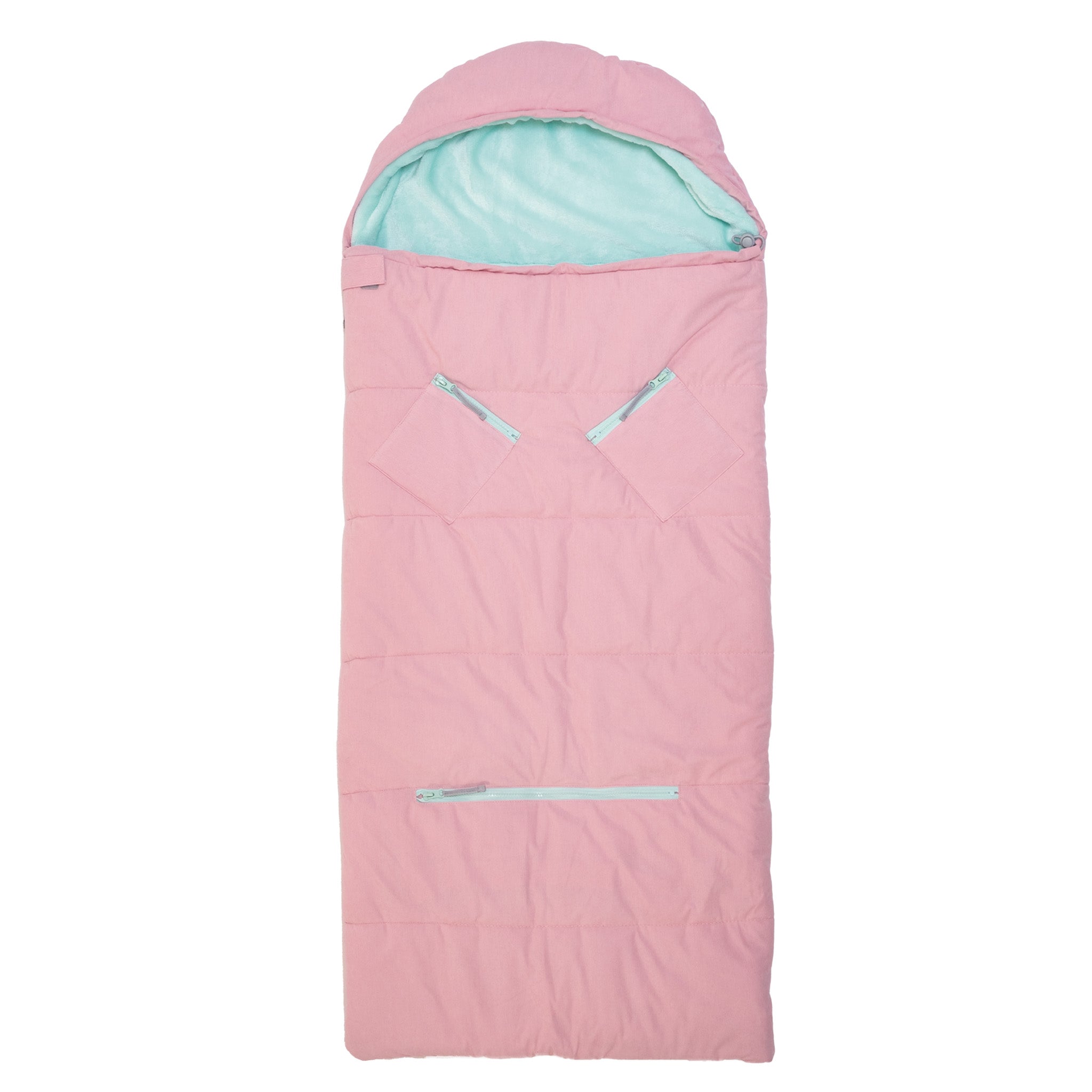 Sleep-N-Pack™ – Little Kid Size | Bows & Ruffles Cotton Candy Pink Corduroy
