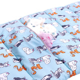 Sleep-N-Pack™ Big Kid Sleeping Bag Backpack – Sweet Cats Print