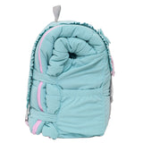 Sleep-N-Pack™ – Little Kid Size | Bows & Ruffles Tanager Turquoise Corduroy