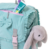 Sleep-N-Pack™ – Little Kid Size | Bows & Ruffles Tanager Turquoise Corduroy