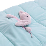 Sleep-N-Pack™ – Little Kid Size | Bows & Ruffles Tanager Turquoise Corduroy