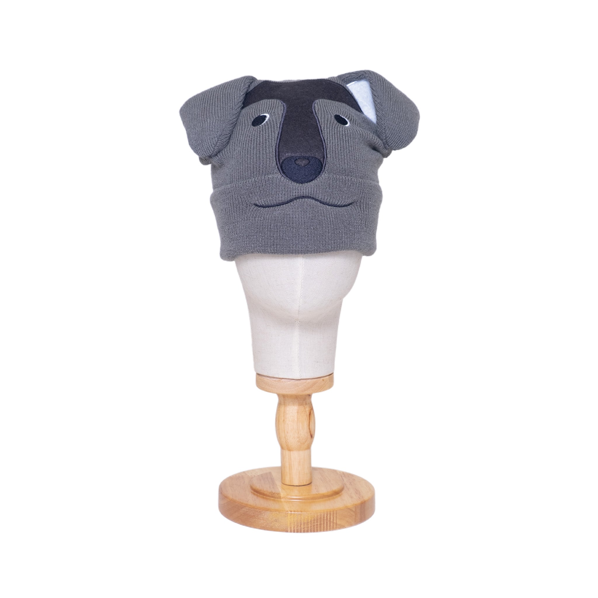 The Big Face Beanie – Walter the Black Lab