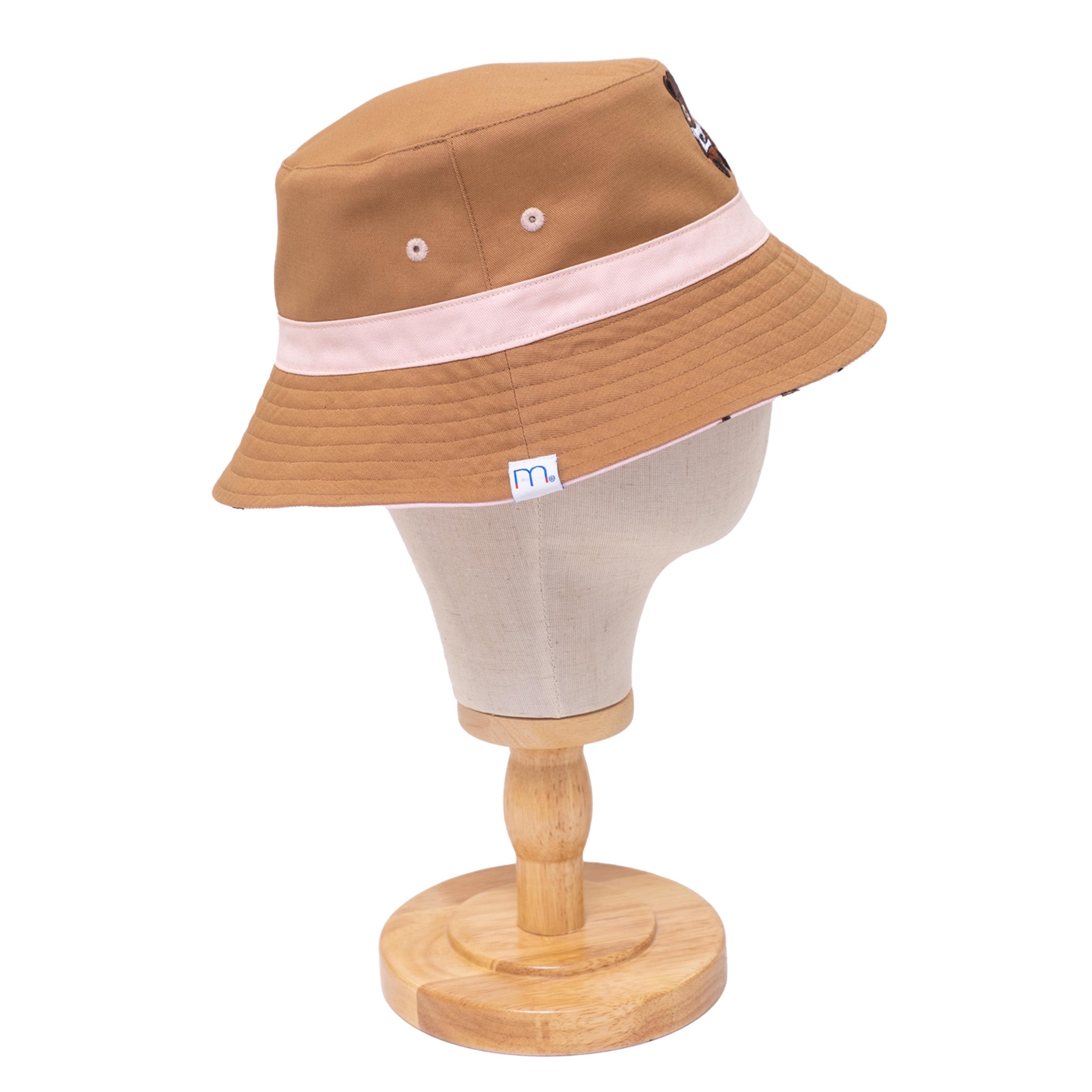 Reversible Bucket Hat – Pals in Print Collection: Teddy Bears