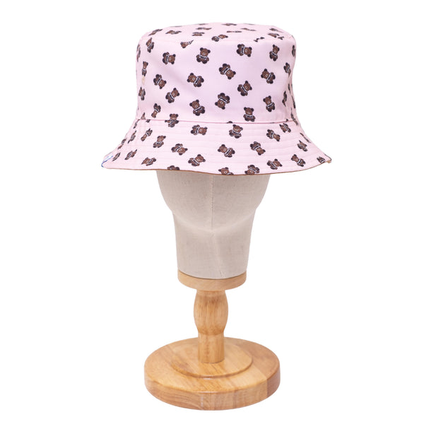Reversible Bucket Hat – Pals in Print Collection: Teddy Bears