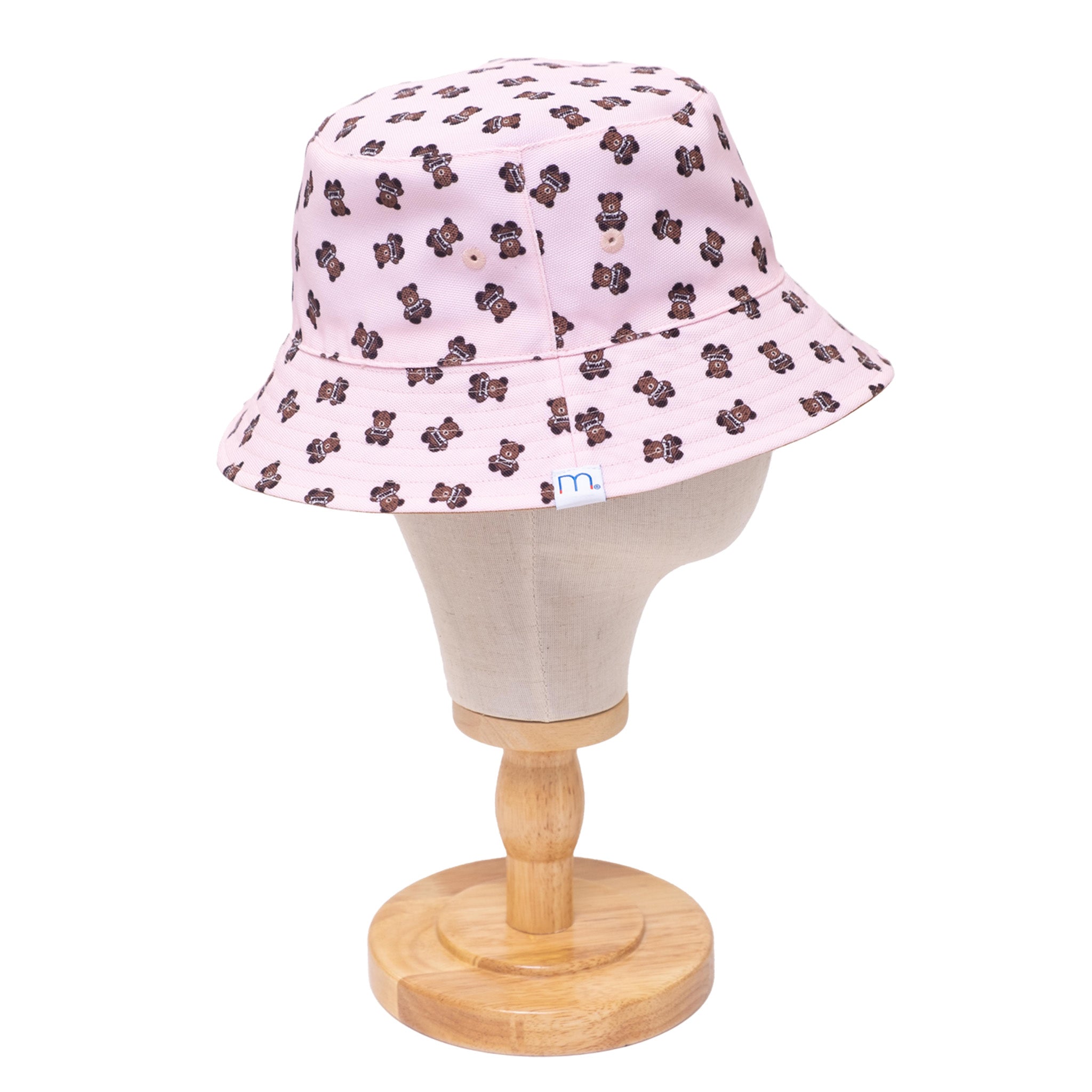 Reversible Bucket Hat – Pals in Print Collection: Teddy Bears