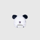 Corduroy Baseball Hat – Panda Face with Furry Ears