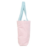 Color Block Tote – Corduroy & Sherpa Bag with Double Pockets + Cozy Coin Purse, Cotton Candy
