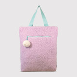 Snuggle Tote XL – The Oversized Sherpa Tote Bag for Sleepovers, Violet Dreams