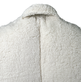 Campus Round Beanbag in Cozy Sherpa - Coconut