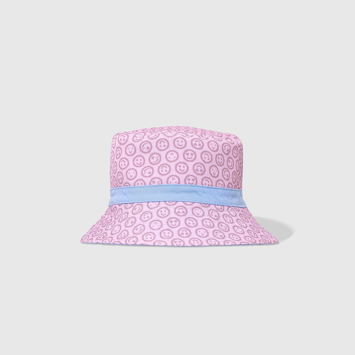 Reversible Bucket Hat – Pink Smile