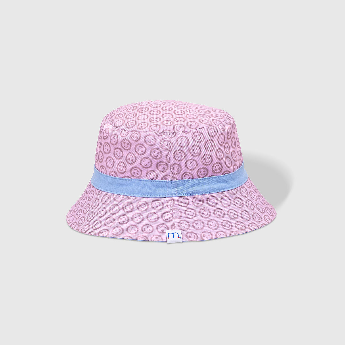 Reversible Bucket Hat – Pink Smile