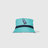 Reversible Glow-in-the-Dark Bucket Hat – Dino Skeleton Bones