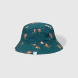 Reversible Bucket Hat – Pals in Print Collection: Skating Sloths