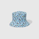 Reversible Bucket Hat – Pals in Print Collection: Sweet Cats