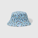 Reversible Bucket Hat – Pals in Print Collection: Sweet Cats