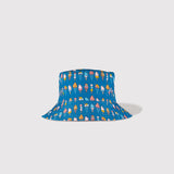 Reversible Kids Bucket Hat – Ice Cream Print | Summer Hat for Kids with 2-in-1 Design, Appliqué Patch & All-Over Print