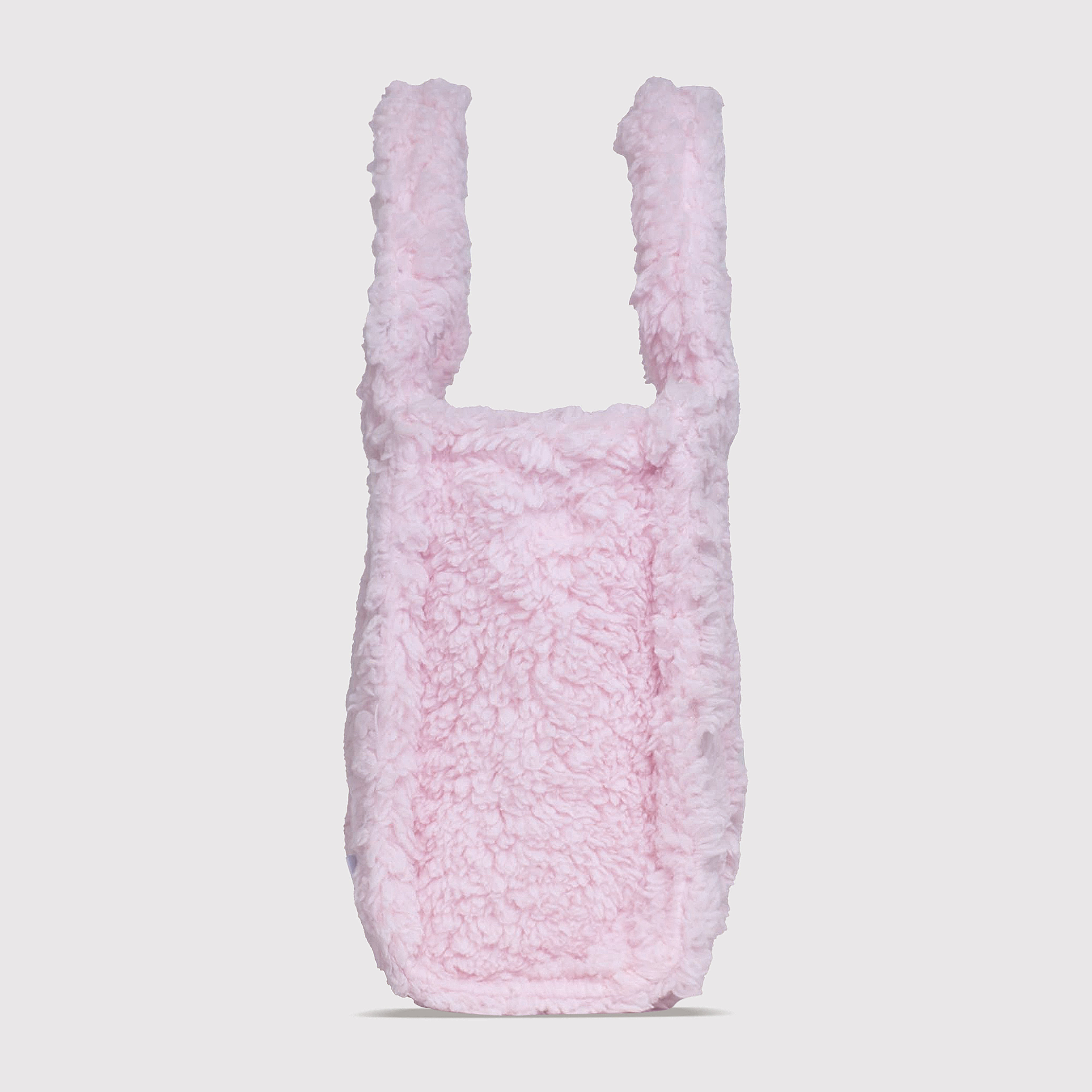 Sherpa Tote Bag – Cozy, Colorful & Convertible with Matching Coin Purse, Strawberries + Daisies