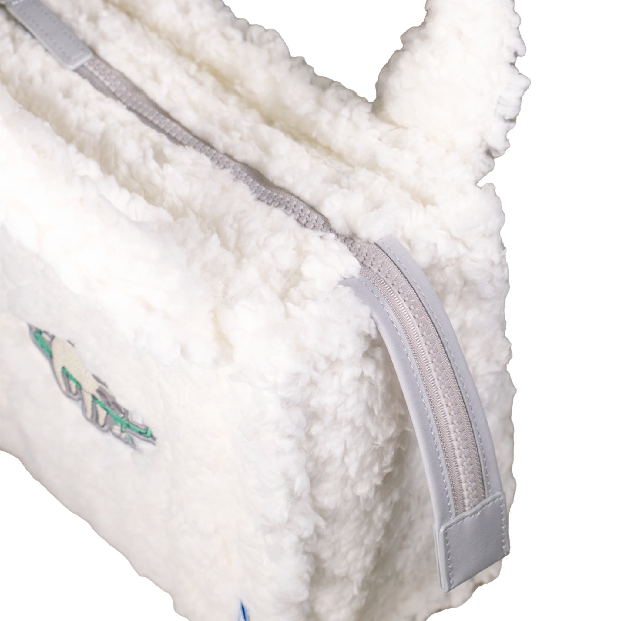 Sherpa Tote Bag – Cozy, Colorful & Convertible with Matching Coin Purse, Lounging Sloth