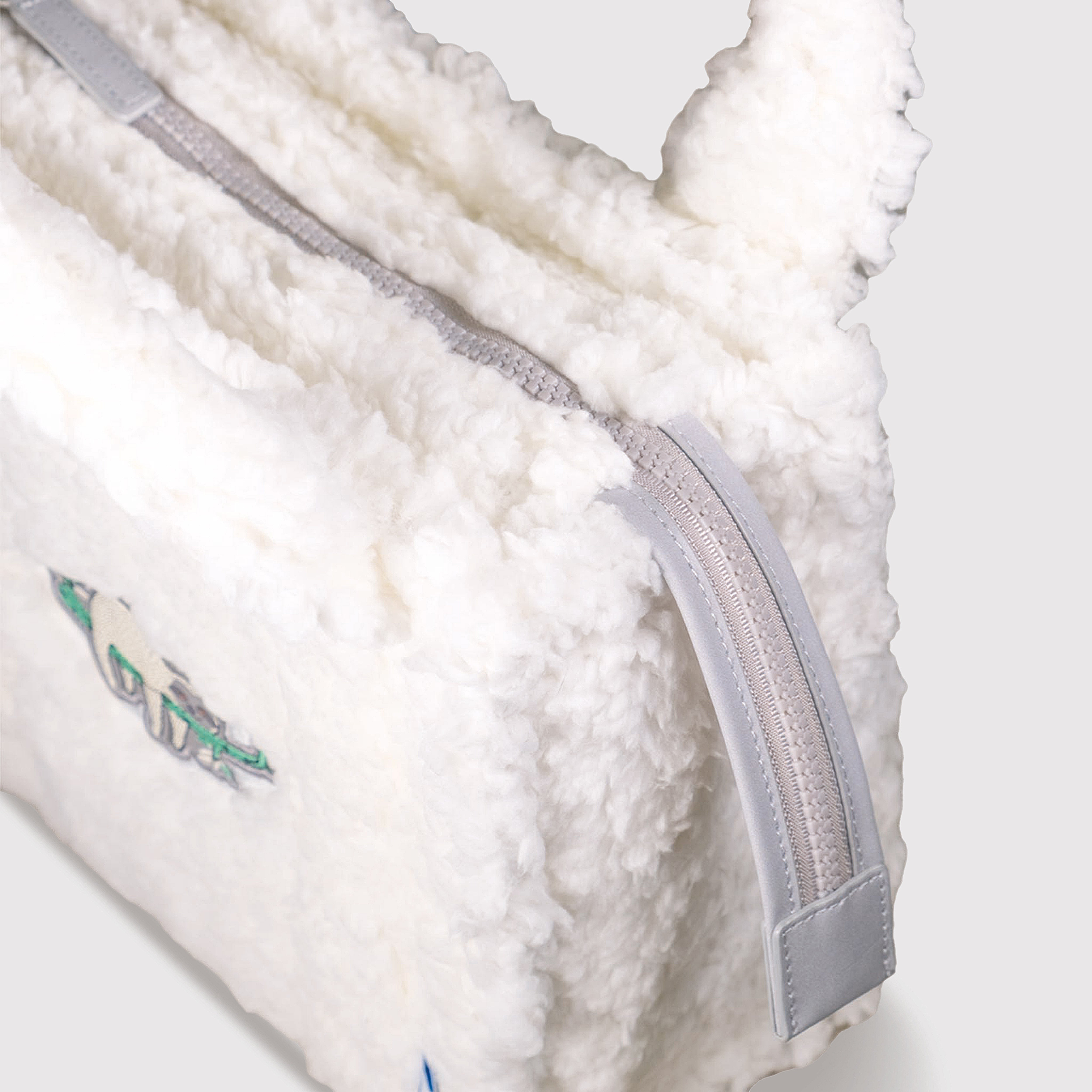 Sherpa Tote Bag – Cozy, Colorful & Convertible with Matching Coin Purse, Lounging Sloth