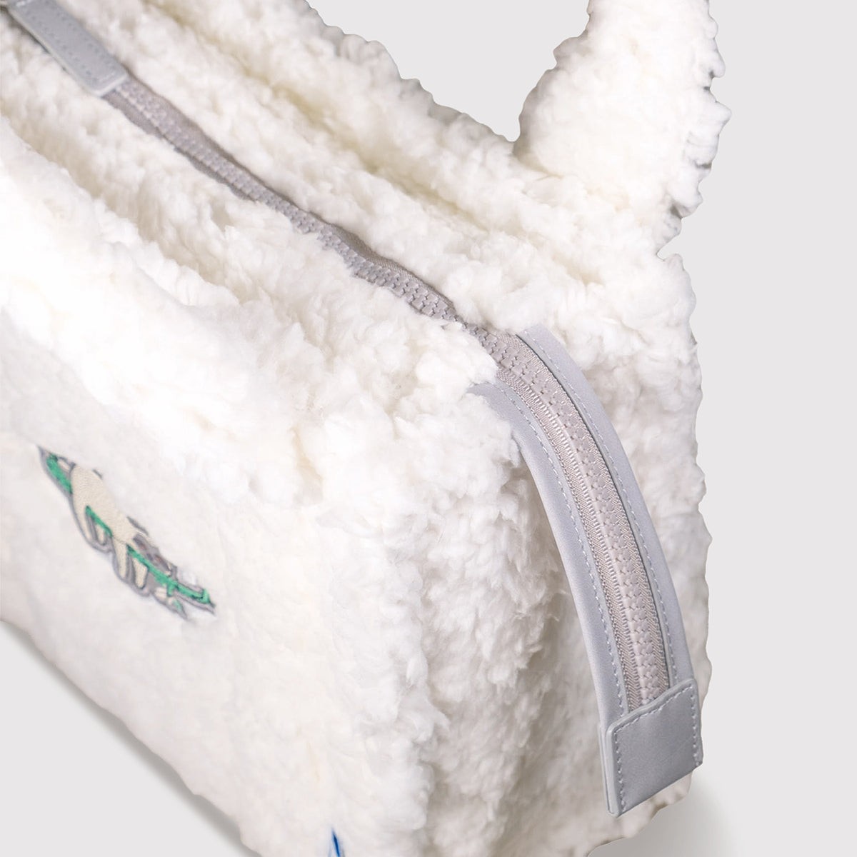 Sherpa Tote Bag – Cozy, Colorful & Convertible with Matching Coin Purse, Lounging Sloth