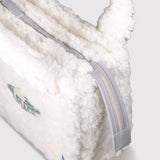 Sherpa Tote Bag – Cozy, Colorful & Convertible with Matching Coin Purse, Lounging Sloth