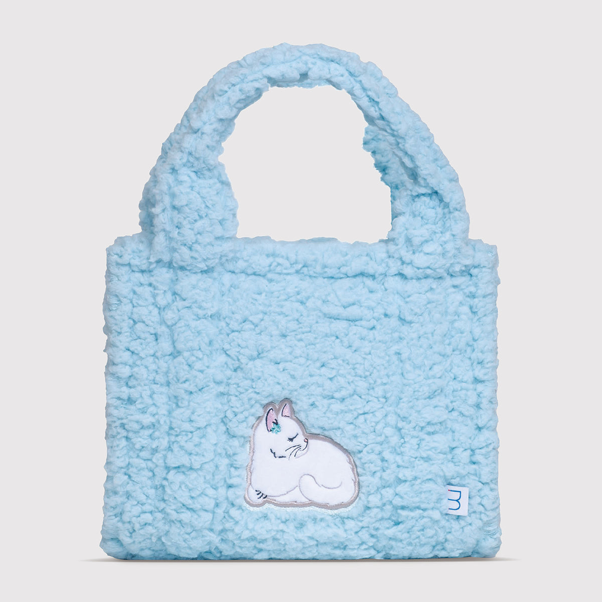 Sherpa Tote Bag – Cozy, Colorful & Convertible with Matching Coin Purse, Sweet Cats